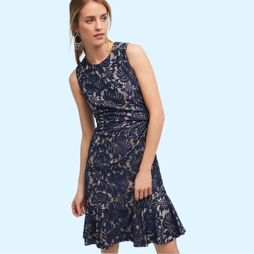 Eliza J Maryanne Flounced Dress Size 10 NEW